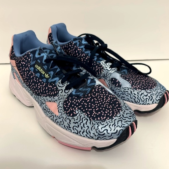Adidas Falcon Polka Dot Out Loud Sneakers NWOT - Picture 2 of 9